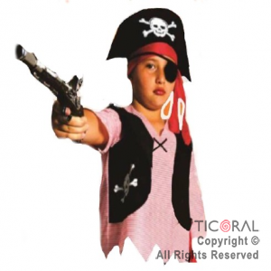 DISFRAZ PIRATA NI�O ECO TALLE 1 CR x 1